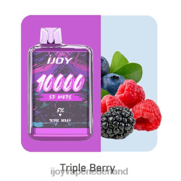 iJOY Bar SD10000 wegwerpbaar - iJOY Vape Flavors BRJL173 drievoudige bes