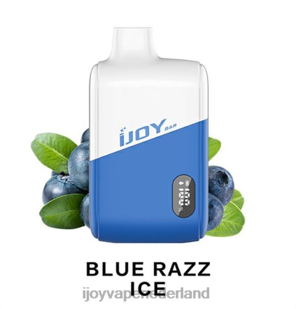 iJOY Bar IC8000 wegwerpbaar - iJOY Vape Online BRJL179 blauw razz-ijs